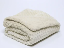 MANTA NAT PERLA 130X160 BEIGE