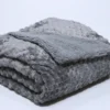 MANTA NAT PERLA 160X220 GRIS