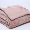 MANTA NAT PERLA 160X220 ROSA