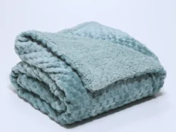 MANTA NAT PERLA 220X240 VERDE