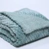 MANTA NAT PERLA 130X160 VERDE