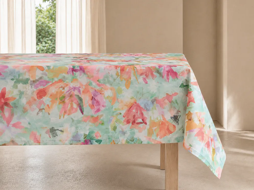 MANTEL LUALU 104 MAGENTA ANTIMANCHAS RESINADO