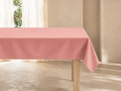 MANTEL PUNTO ABIERTO ROSA VIEJO