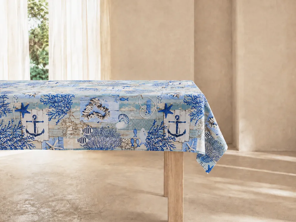 MANTEL 150X250CM ANTIMANCHAS ANCORA