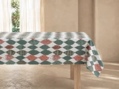 MANTEL 140X200CM ANTIMANCHAS RECEIVE CAQUI