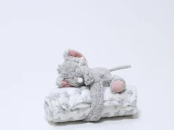 MANTITA CON PELUCHE ELEFANTE
