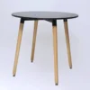MESA COMEDOR NEGRA MAYRA Ø80CM