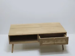 MESA DE CENTRO CAJON RATAN 110X59X39CM