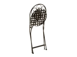 MESA+ 2 SILLAS ELGANCE METAL/CERAMICA