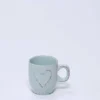 MUG CORAZON 150ML AZUL