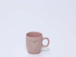 MUG CORAZON 150ML ROSA