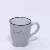 MUG GRES COFFEE 350ML GRIS