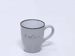 MUG GRES COFFEE 350ML GRIS