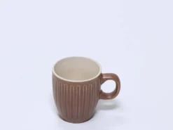 MUG GRES 150ML MARRON