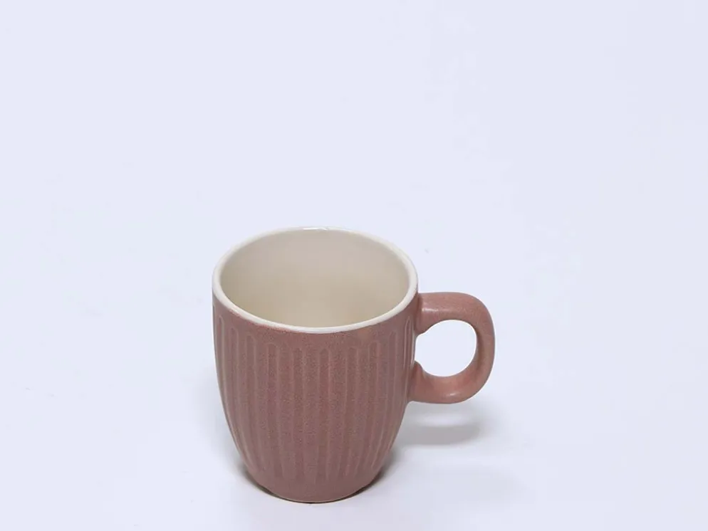 MUG GRES 150ML ROSA