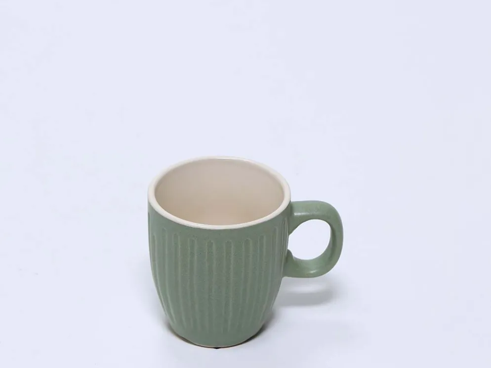 MUG GRES 150ML VERDE
