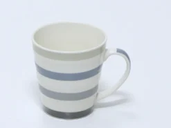 MUG 340ML RAYAS AZUL GRIS