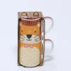 MUG REGALO 2 PIEZAS INFANTIL LEON
