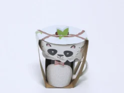 MUG Y BOL REGALO 2 PIEZAS INFANTIL OSO PANDA