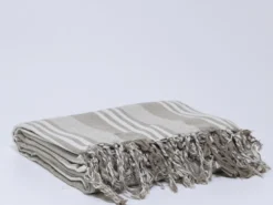 MULTIUSOS RAYAS BEIGE 235X205CM