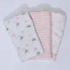 MUSELINAS 100% BAMBU ROSA 3PZS NUBE