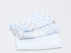 MUSELINAS ESTAMPADAS AZUL 3UNI