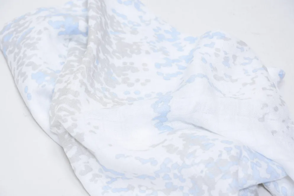MUSELINAS ESTAMPADAS AZUL 3UNI