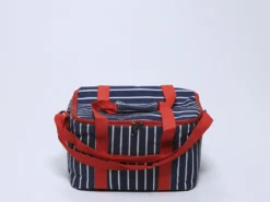 NEVERA ISOTERMICA RAYAS AZUL 32X22X20