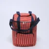 NEVERA ISOTERMICA RAYAS ROJAS 24X18X34