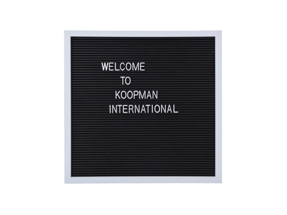 PANEL 143 LETRAS NEGRO 37X37CM