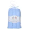 PAÑO BEBE LISO 80X80 AZUL 3UNI