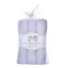 PAÑO BEBE LISO 80X80 GRIS 3UNI