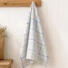 PAÑO COCINA CUADROS AZUL 48X70