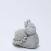 PELUCHE CARACOL 18X10X18CM GRIS