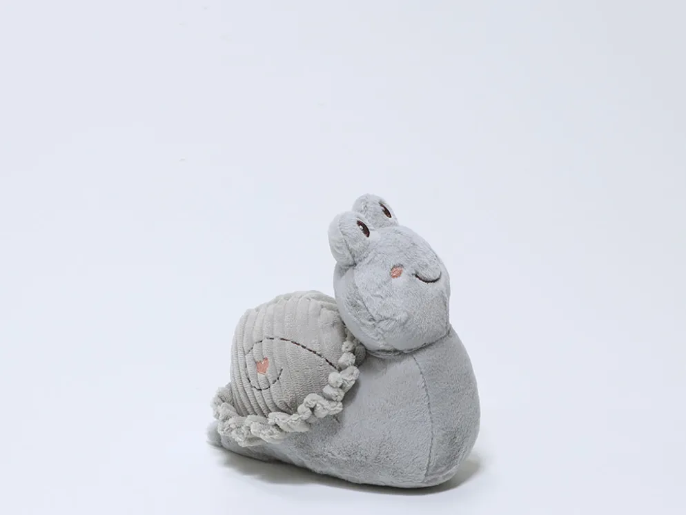 PELUCHE CARACOL 18X10X18CM GRIS