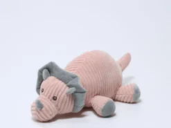 PELUCHE DINO 50X30X15CM ROSA