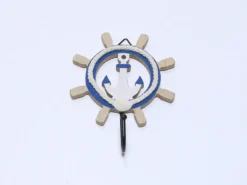 PERCHA PARED 1 GANCHO MARINO ANCLA 17CM