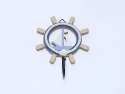 PERCHA PARED 1 GANCHO MARINO BARCO 17CM