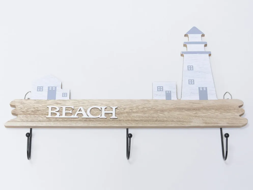 PERCHERO PARED BEACH B 3G 40X26CM