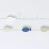 PERCHERO PARED BEACH BLANCO 4G 44X13CM