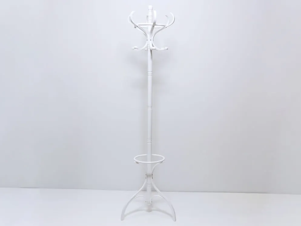 PERCHERO THONET ALAMO BLANCO 48X48X182CM