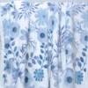 PLAID AZUL 160X220 FLORES