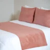PLAID PIE CAMA 227 CORAL 65X200CM