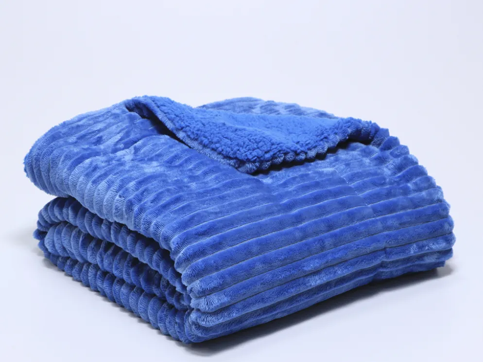 PLAID VELETA AZUL 130X160CM