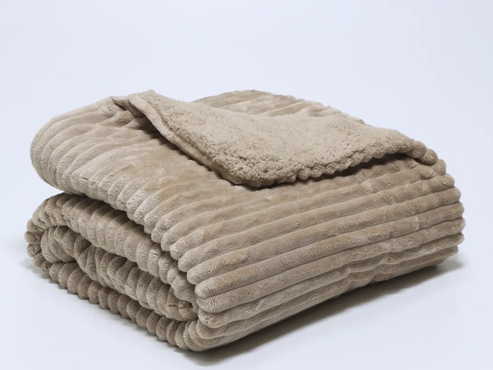 PLAID VELETA BEIGE 130X160CM