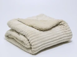 PLAID VELETA CRUDO 130X160CM
