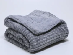 PLAID VELETA GRIS 130X160CM