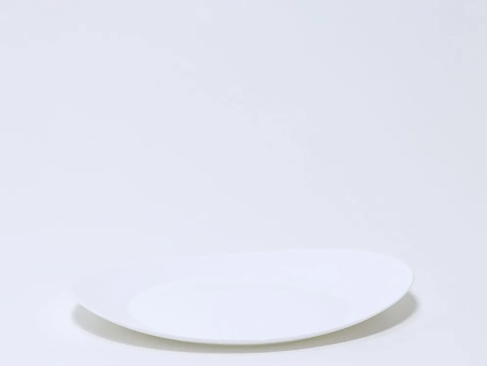 PLATO CARNE OPAL OVALADO 30.5X26X3CM