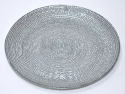 PLATO CRISTAL PLATA 21CM