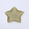 PLATO ESTRELLA NAVIDAD 30CM DORADO